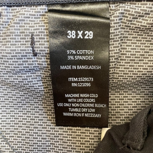 English Laundry 38x29 Men's Oaklum Pants, Stretch, Slimmer Straight Leg Gray NWT - Picture 15 of 15